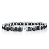 5.5mm Square Pagoda Cut Bracelet, 925 Sterling Silver Tennis Bracelets Fine Jewelry