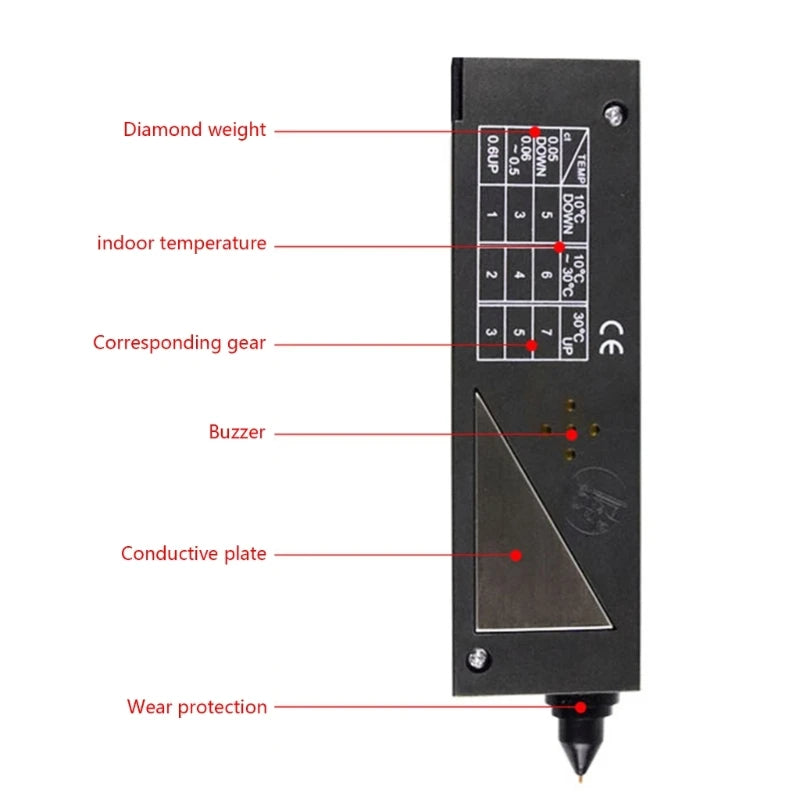 Professional Jewelry Diamonds Selector II Testing Diamonds Tool Portable Drop Shipping